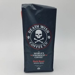 Death Wish Organic USDA Certified Ground Coffee, 16 Ounce Bag