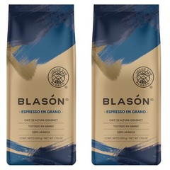 2 Blason Café en Grano y Tostado Espresso 500 g