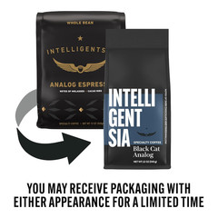 Coffee, Medium Roast Whole Bean Coffee – Black Cat Analog Espresso 12 Ounce Bag