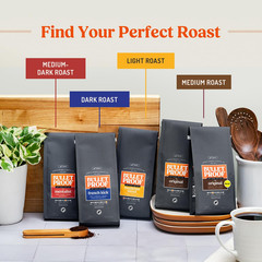 the Mentalist Medium-Dark Roast Whole Bean Coffee, 12 Ounces, Clean Coffee Teste