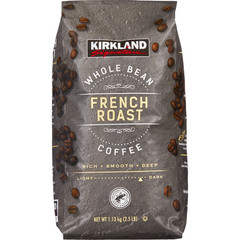 Kirkland Signature French Roast Whole Bean Coffee Dark Arabica 2.5 lb Bag Kosher