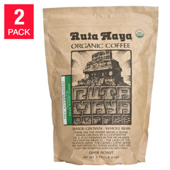 RUTA MAYA ARABICA WHOLE BEAN DARK ROAST COFFEE BEANS DECAF DECAFFEINATED 4.4 LBS
