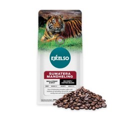 EXCELSO Indonesia Coffee Sumatera Mandheling 200g Pack of 4 Whole Bean or Ground