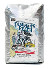 Raven’s Brew Deadman’s Reach High Caffeine Dark Roast Whole Bean Coffee 5Lb