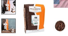 USDA Organic Peru Coffee Beans 5lb – Medium Roast, Caramelized Sweetness, Tested