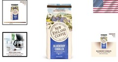 Blueberry Cobbler Medium Roast Coffee, 11oz – Gluten-Free Arabica Delight