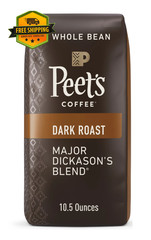 Peet’s Coffee Major Dickason’s Blend – Premium Dark Roast Whole Bean, 10.5 oz