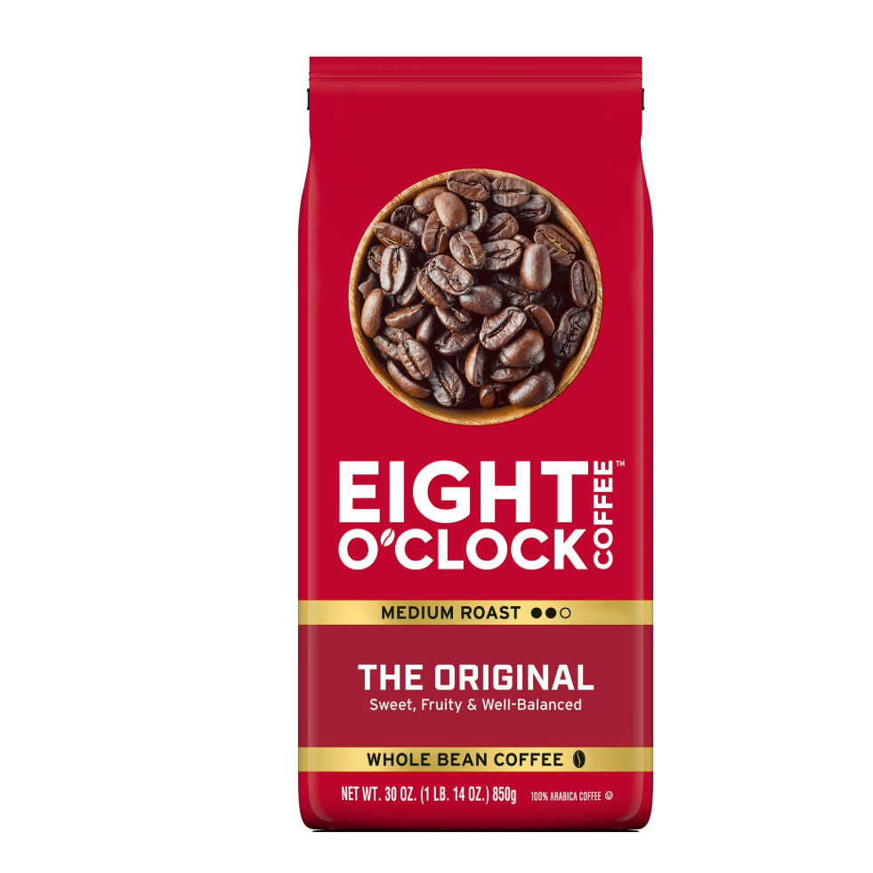 Eight O’Clock The Original, Medium Roast, Whole Bean Coffee 30 oz