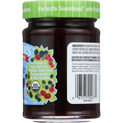 Crofter’S Just Fruit Organic Superfruit Spread 10 Oz Jar Jam 6 Pack