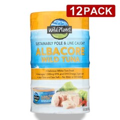 Wild Planet 4 Albacore Tuna Cans 5 Oz Salt 12 Pack