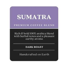 Copper Moon Whole Bean Coffee, Dark Roast, Sumatra Blend, 5 Lb