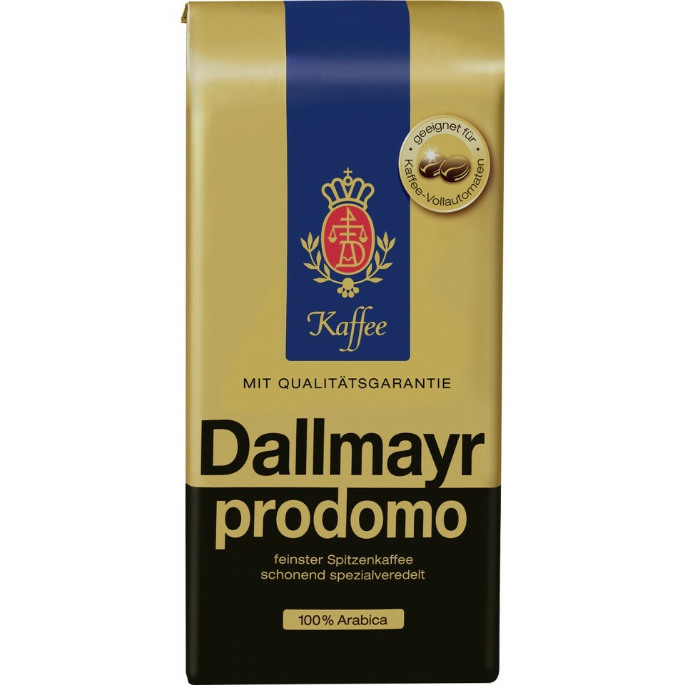 Dallmayr Prodomo Arabica whole coffee beans 500g New from Germany