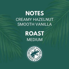 2 Pack – Zavida Coffee Whole Bean Coffee, Hazelnut Vanilla, 32 oz.
