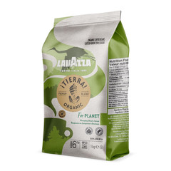 Lavazza ¡Tierra! Organic for Planet Whole Bean Coffee, Light Roast, 100% Arabica