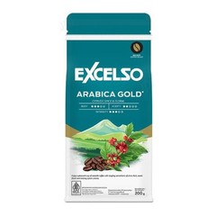 EXCELSO Indonesia Coffee Arabica Gold 200g Pack of 4 Whole Beans or Ground