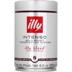 Illy Coffee Beans Intenso Bold Roast 8.8 Oz 6 Pack