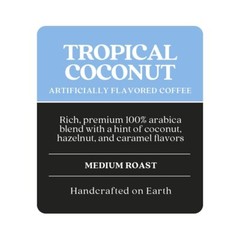 Copper Moon Tropical Coconut Flavored Whole Bean Coffee 32 Ounce Pack
