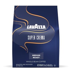 Super Crema Whole Bean Coffee, Medium Espresso Roast, Arabica and Robusta Ble…