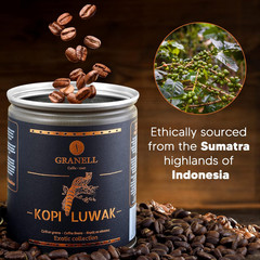 Premium Kopi Luwak Coffee Beans – Rich Aroma & Ultra Smooth Finish 100g