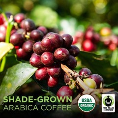 Organic Signature Blend Light Roast – Whole Bean Coffee, USDA Organic & Carbo…