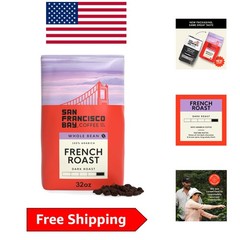 Sustainably Sourced 2 lb Dark Roast Whole Bean Coffee – French Roast Flavor