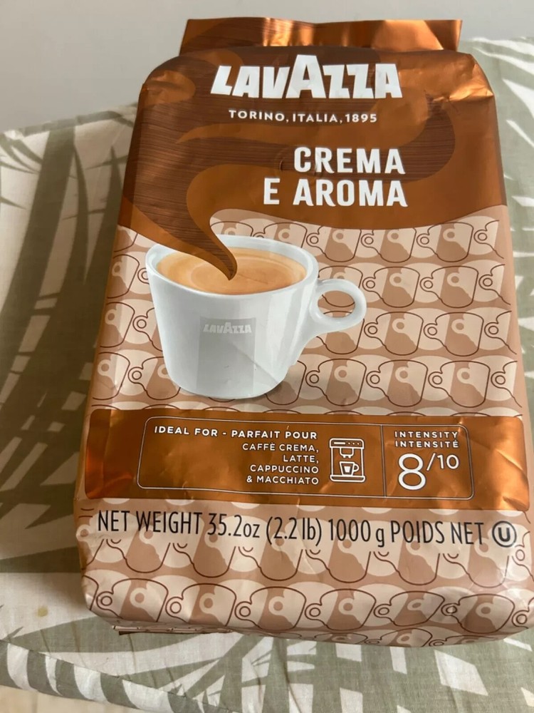 Lavazza Crema e Aroma Whole Bean Coffee, Medium Roast 2.2 lbs -FREE SHIPPING