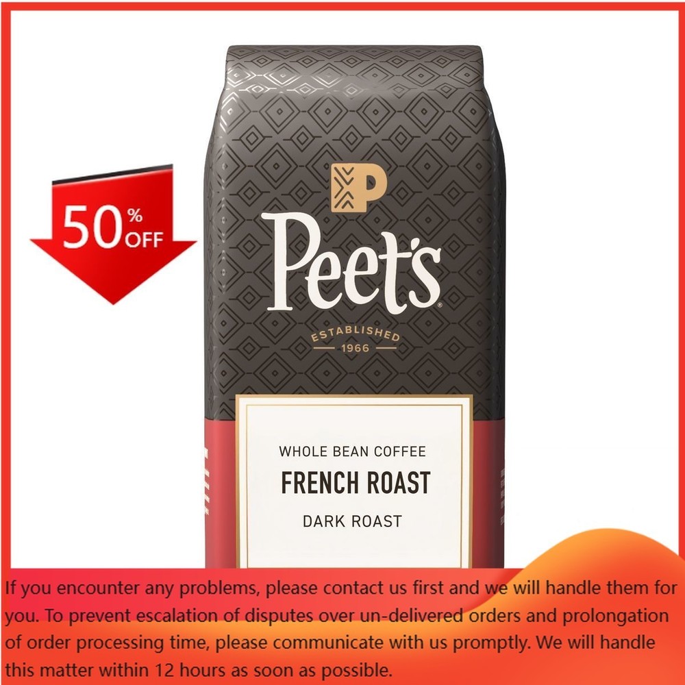Peet’s French Dark Roast Whole Bean Coffee – 10.5oz