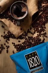 Café 1820 Whole Bean, Premium Costa Rican Whole Bean Coffee, 100% Arabica, Dark