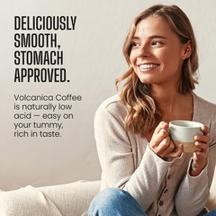 Low Acid Coffee Blend of Natural Low Acidic Coffee Whole Bean Medium Roast Fr…
