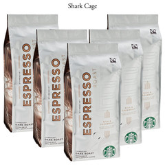 Starbucks Espresso Roast Whole Bean Coffee Pack of 5 Dark Roast Bags
