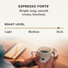 Dark Roast Whole Bean Coffee Espresso Forte 32oz Arabica Coffee Smooth Crema New