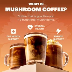 Ryze Mushroom Coffee Brown