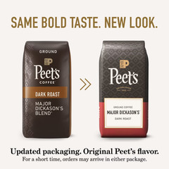 Peet’s Major Dickason’s Blend Dark Roast Whole Bean Coffee