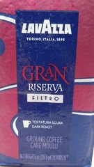 Lavazza Gran Riserva Filtro Ground Coffee Dark Roast 8oz Best before 30/10/2024
