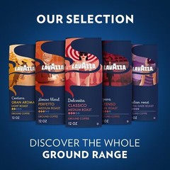 Lavazza House Blend Coffee 6x12oz Medium Roast 100% Arabica Pack