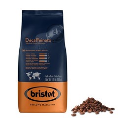 Decaf Italian Whole Espresso Coffee Beans Medium Roast Smooth 1.1 Lb 500g