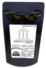 100% Brazilian Coffee ~ Medium or Dark Roast ~ Whole Bean or Ground ~ 12 oz