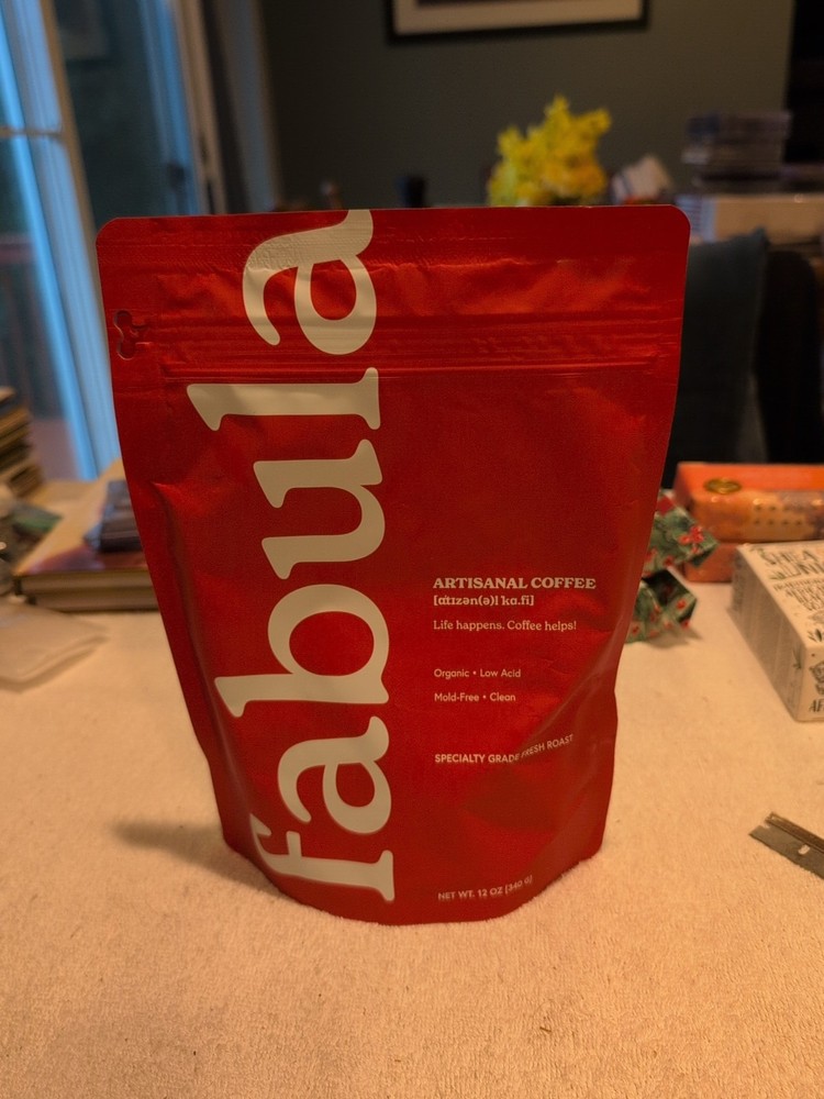 Fabula Turkish 100% Organic Coffee Very Fine Grind 12 Oz