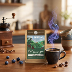 Arabica Coffee Beans – Blueberry Aromatc Blend 100 g – Aromatic Fresh & Light