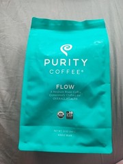 Purity Coffee Flow USDA Organic Medium Roast Whole Bean 12oz