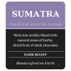 Copper Moon Whole Bean Coffee, Dark Roast, Sumatra Blend, 5 Lb
