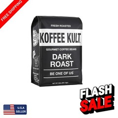 Gourmet Dark Roast Whole Bean Coffee – Perfect for Espresso & Coffee Press, 32oz