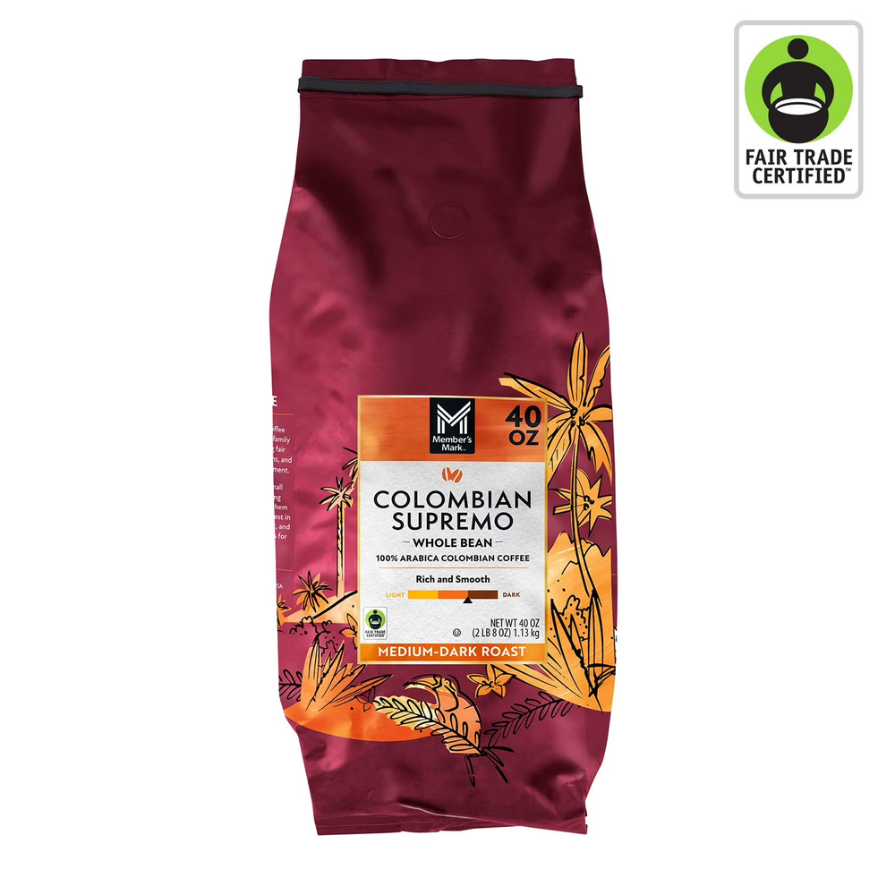 Member’s Mark Colombian Supremo Whole Bean Coffee (40 oz.)