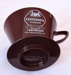 Vintage First Colony Coffee Cup Sifter Centennial Celebration