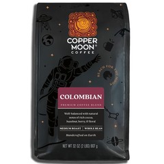 Copper Moon Medium Roast Whole Bean Coffee, Colombian 32 Ounce (Pack of 1)