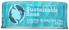 Chunk Albacore Tuna In Water By Sustainable Seas 5 Oz 12 Pack