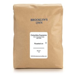 Brooklyn’s Own Light Roast Columbia Supremo Ground Coffee – 100% Colombian Gr…