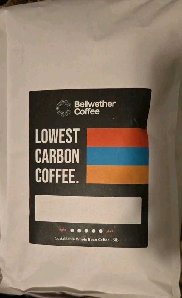 Bellwether Coffee Whole Bean Small Batch 4 x5lb Bags 23LBS