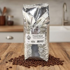 Pear’s French Roast Whole Bean Coffee | Pack of 2 | 2.5 lb | Brenmar