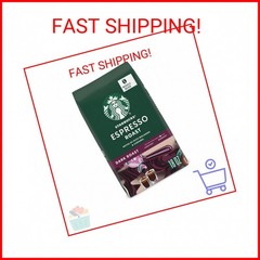Starbucks Whole Bean Coffee, Dark Roast Coffee, Espresso Roast, 100% Arabica, 1